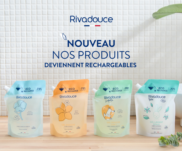 testé produits bain bébé/famille skincare Rivadouce